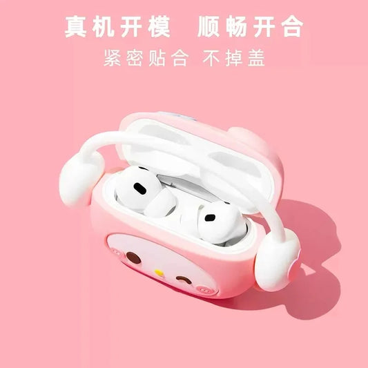 Funda de Silicona para AirPods – Hello Kitty, Kuromi y My Melody